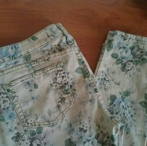 Floral Skinny Jeans